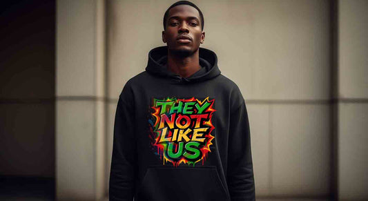 They Not Like Us Hip Hop Graffiti Hoodie