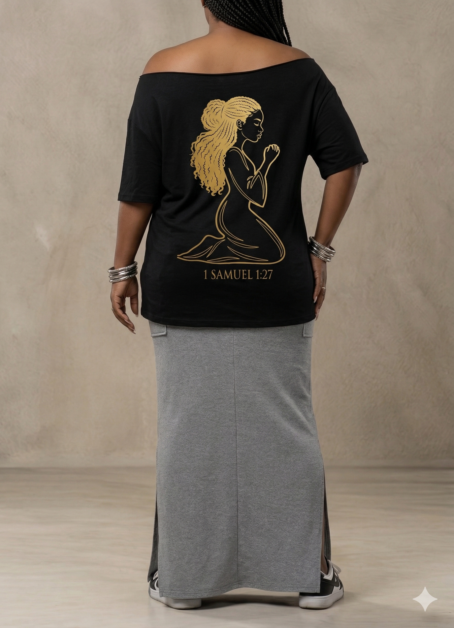 God Heard Her Shirt — Hannah Collection | 1 Samuel 1 | Virtue & Valor