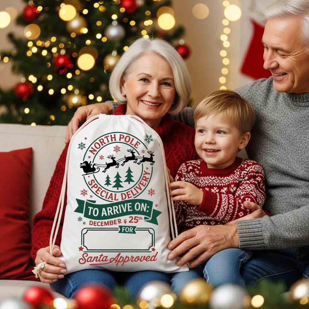 Santa-Approved Christmas Gift Bags