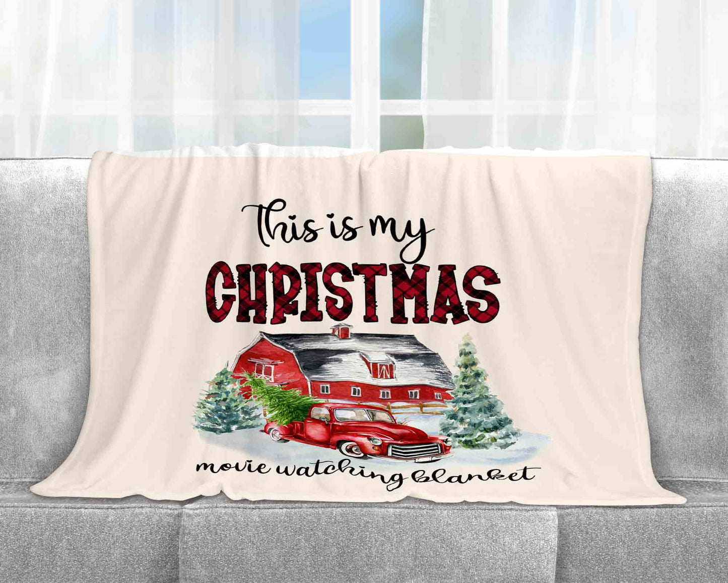 🎄 This Is My Christmas Movie Watching Blanket l Christmas Blanket l Hallmark Movies