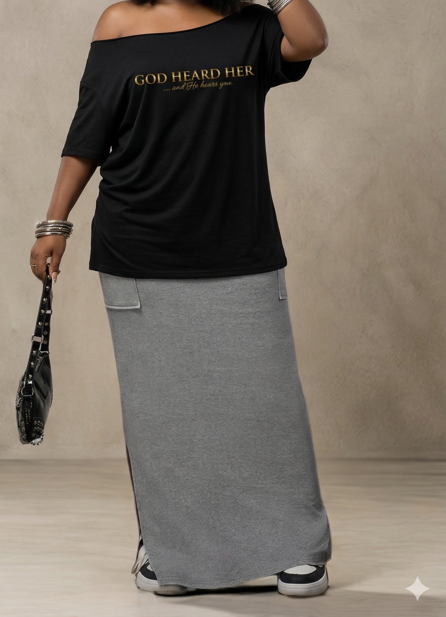 God Heard Her Shirt — Hannah Collection | 1 Samuel 1 | Virtue & Valor