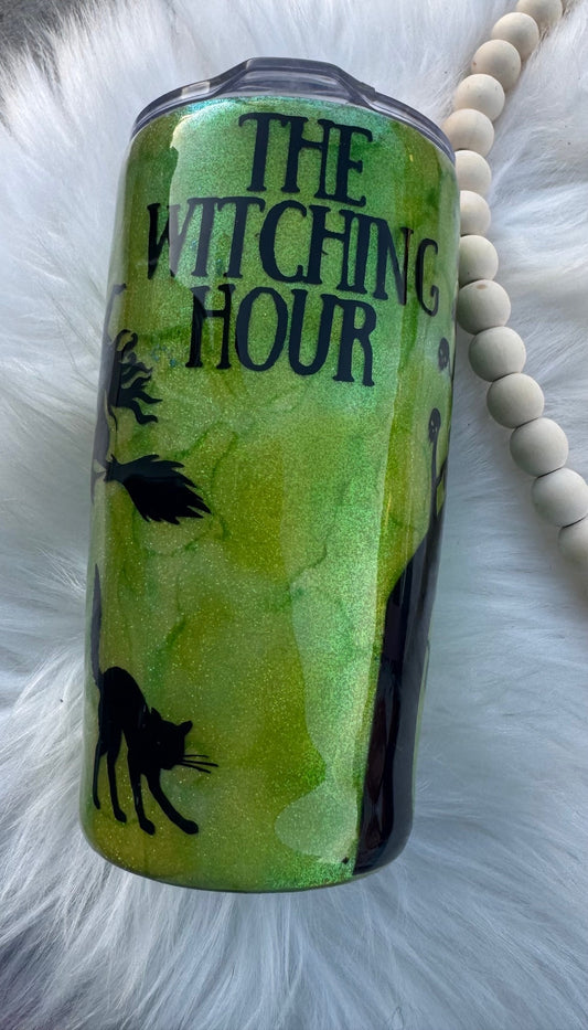 The Witching Hour Tumbler l Glow in the Dark