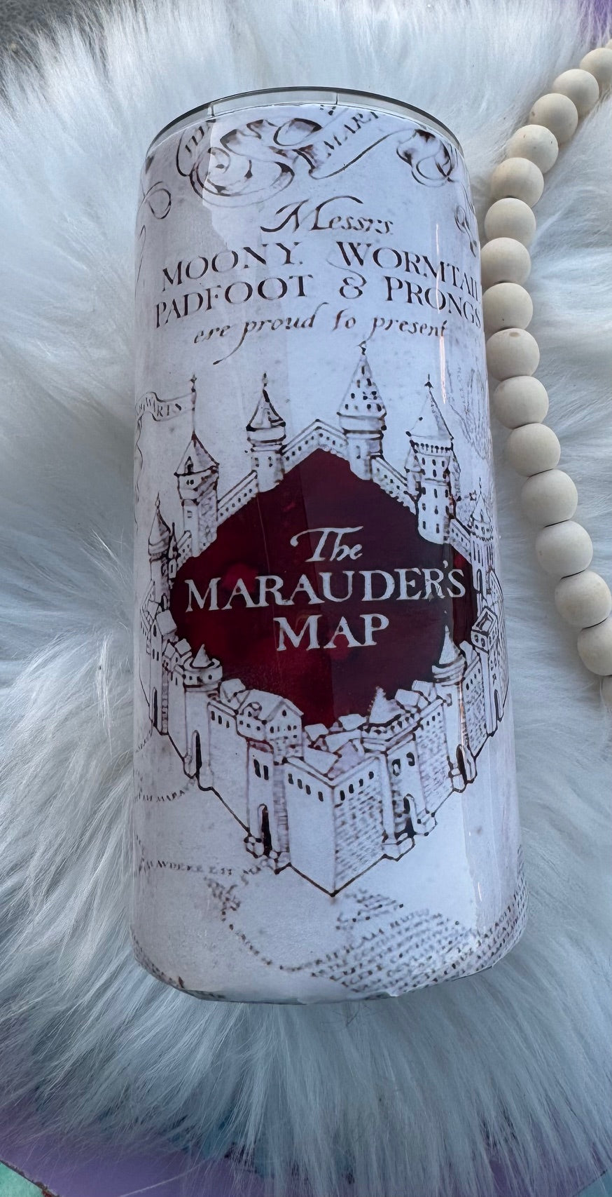 Magical Marauder Map Design with Hidden Footsteps