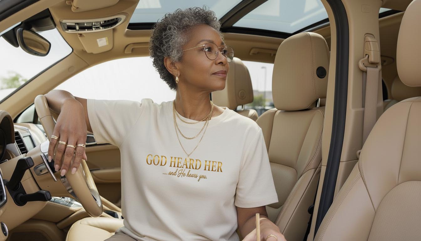 God Heard Her Shirt — Hannah Collection | 1 Samuel 1 | Virtue & Valor