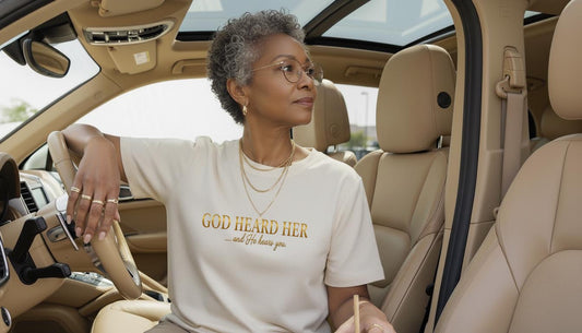 God Heard Her Shirt — Hannah Collection | 1 Samuel 1 | Virtue & Valor