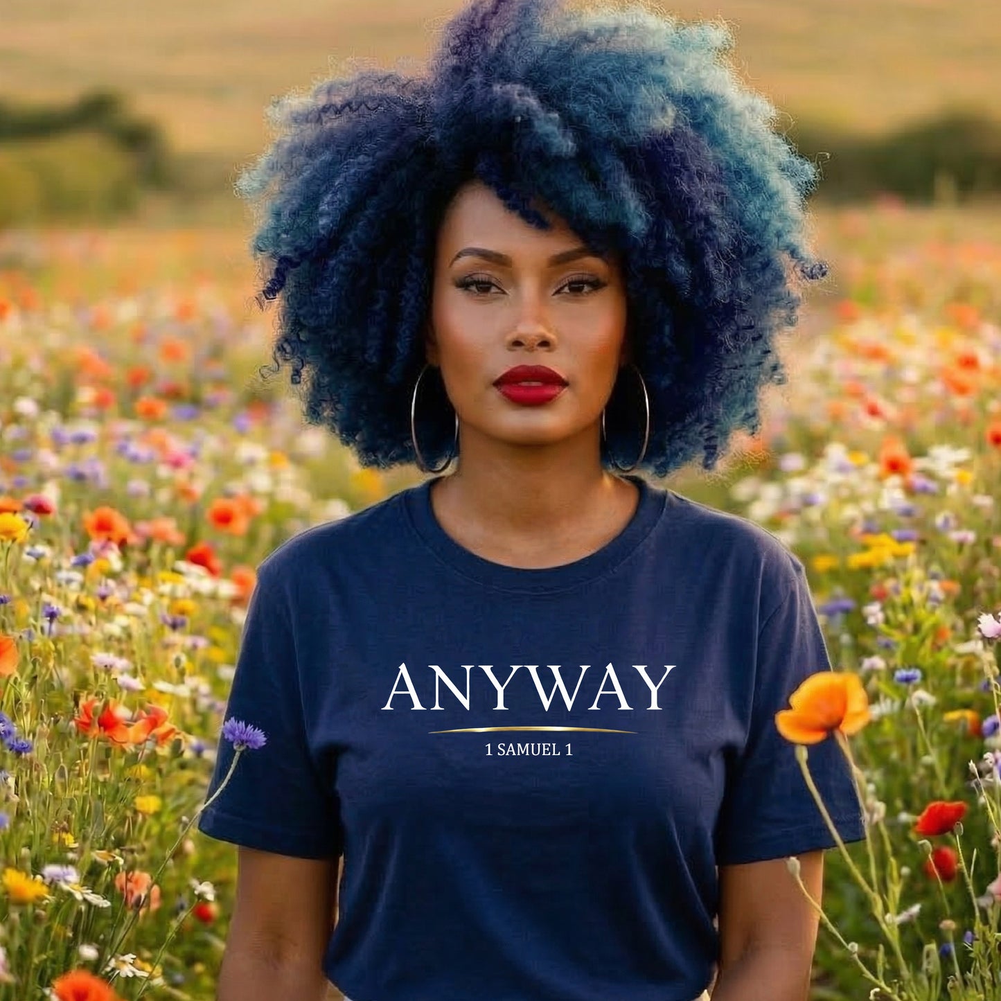 Anyway. – Faith Over Feelings Tee | 1 Samuel 1 | Christian Shirt | Bella Canvas Unisex Tee | Hannah Bible Story Shirt