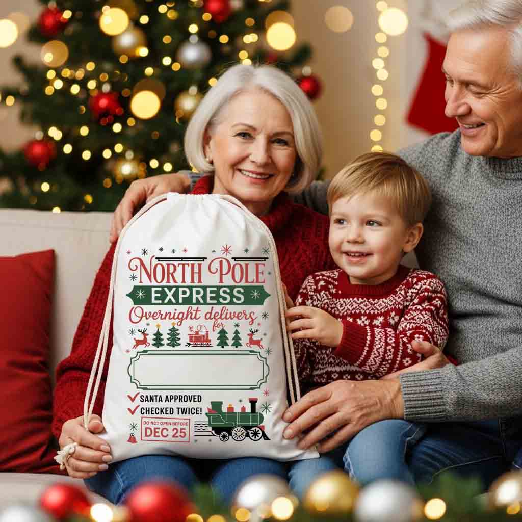 Santa-Approved Christmas Gift Bags